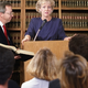 Announces to reporters Joyce Watters grammar rules new English for. U.S. Grammar Guild is Watters president of.